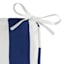 Providence Navy Blue Awning Striped Outdoor Deep Seat Cushion