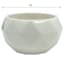 Crosby St. Indoor White Geometric Planter, 6.7"
