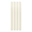 Tracey Boyd 4-Pack White Unscented Taper Candles, 10"