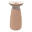 Unglazed Duo Candle Holder, 4.3x8