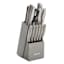 Farberware 15-Piece Stamped Stainless Steel Graphite Cutlery Block Set