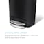 SimpleHuman Kitchen Trash Step Can with Bonus Profile Step Can, 13gal (2.6gal)