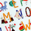 Alphabet Canvas Wall Art, 36x12