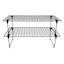 Black Metal Stacking Shoe Riser