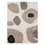 (A521) Sydney Pebble Design Area Rug, 5x7