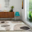 (A521) Sydney Pebble Design Area Rug, 8x10
