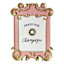 Pink Ring for Champagne Wall Decor, 7x9