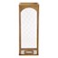 Honeybloom Metal Lantern with Brass Finish, 20"