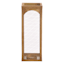 Honeybloom Metal Lantern with Brass Finish, 15"