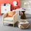 Tracey Boyd Tyra Bentwood Chair, White