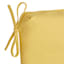 Butter Yellow Canvas Outdoor Hinged Cushion
