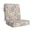 2-Piece Paisley Chili Outdoor Deep Seat Cushion