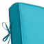 2-Piece Turquoise Canvas Outdoor Deep Seat Cushion