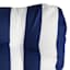 Providence Navy Blue Awning Striped Outdoor Wicker Seat Cushion