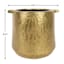 Found & Fable Indoor Gold Ceramic Handle Pot, 7.1"