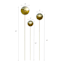 Crosby St. Gold Sphere Yard Pick, Medium