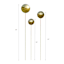 Crosby St. Gold Sphere Yard Pick, Medium