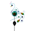 Blue Peacock Solar Yard Stake, 40"