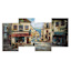 Street Scene Staggered Canvas Wall Art, 60x30