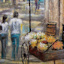 Street Scene Staggered Canvas Wall Art, 60x30