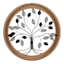 Wood & Metal Tree Wall Art, 34"