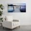 Into The Blue Glass Coat Canvas Wall Art, 60x30