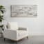 Framed Neutral Abstract Canvas Wall Art, 60x28