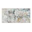 Floral Framed Embellished Canvas Wall Art, 24x48
