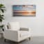 Morning Light Panel Framed Embellished Canvas Wall Art, 24x48