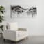 Black & Yellow Abstract Canvas Wall Art, 60x30