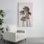 Pink Tropics Glass Coat Canvas Wall Art, 36x60