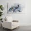 Teal Swirls Canvas Wall Art, 36x60