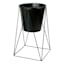 Black Metal Plant Stand, Large