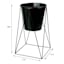 Black Metal Plant Stand, Large
