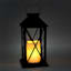 Black Outdoor Solar Lantern, 11"