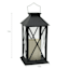 Black Outdoor Solar Lantern, 11"
