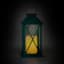Blue Outdoor Solar Lantern, 11"