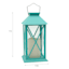 Blue Outdoor Solar Lantern, 11"