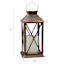 Copper Outdoor Solar Lantern, 11"