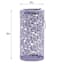 Purple Metal Solar Outdoor Lantern, 8"