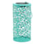 Blue Metal Solar Outdoor Lantern, 8"