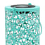 Blue Metal Solar Outdoor Lantern, 8"