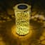 Yellow Metal Solar Outdoor Lantern, 8"