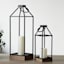 Honeybloom LED Metal Frame Lantern, Large