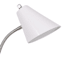 White Task Organizer Lamp, 16"