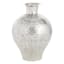 Found & Fable Silver Metal Floral Vase, 20"