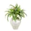 Found & Fable Silver Metal Floral Vase, 20"