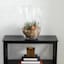 Willow Crossley Pie Crust Edge Clear Glass Vase, 17"