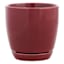 Indoor Elsie Red Stoneware Ceramic Pot, Small