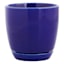 Indoor Elsie Blue Stoneware Ceramic Pot, Small